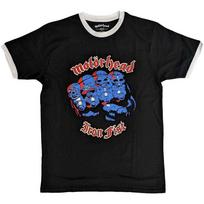 Motorhead Unisex Ringer T-Shirt: Iron Fist (Small) 3XL
