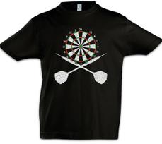 Darts Board And Crossed Darts Kids Boys kids boys T-Shirt Sports Training Darts Arrow 160
