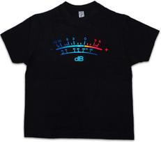 DB Meter II Kids Boys kids boys T-Shirt Decibel Music Radio Record Vinyl Stereo Studio 100