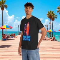 Surf Day Unisex Heavy Cotton Tee, Beach T-Shirt, Summer Apparel, Surfing Shirt XL