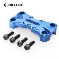 NICECNC For Yamaha Tenere 700 2019-2024 Handlebar Top Clamp AMPS Pattern For Yamaha Tenere 700 World Raid T700 XTZ07 Accessories mėlyna