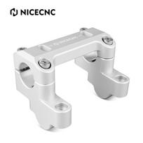 NICECNC For BMW R1250GS Adventure R 1250 GS 2019-2024 45mm Rise Handlebar Riser For BMW R 1200 GS R1200GS Adventure 2014-2018 sidabras