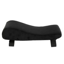 Office Chair Armrest Pads Black Curved Armrest Cushion Soft Elbow Pillow Universal Gaming Chair Wheelchair Armrest Elbow Cushion juoda