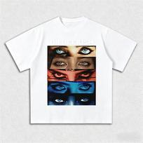 2026 Summer Billie Eilish Y2k Graphics Cotton Unisex Shirt 2026 Short Sleeve Unisexs Womens Fashion Hiphop Tshirt Fan Gifts L