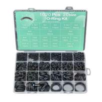 595/1020Pcs Nitrile Rubber O Rings Kit Automotive AC Plumbing Faucet Gaskets Car Air Conditioning Compressor Seals O-Ring