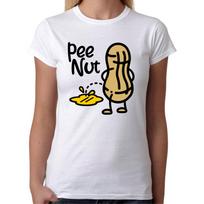 Peenut Peanut Nut Comic Cartoon Sayings Comedy Fun Ladies Girlie T-Shirt Mens Womens Tees Top 4XL