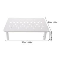 Automatic Adjustable Feeder Stand Raised Non-Slip Elevated Cat Bowl Holder Dog Feeder Stand Small Cats Puppies Rabbits Indoor balta