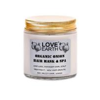 LOVE EARTH Ekologiška svogūnų plaukų kaukė ir SPA - 100g 100ml