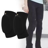 Knee Pads Brace Protective Portable Flexible Soft Kneepads Guards for Running Dancing Black XL