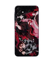 Case - Maniacase - Samsung Galaxy A16 - Silicone - Black - Demon Slayer juoda
