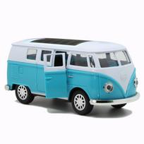 1:36 mastelio T1 autobusas Lydinio autobusas Diecast modelis Traukiamas serijos Žaislinis modelis Papuošalai Dovana draugui Berniukams Vaikų žaislai dekoracija raudona