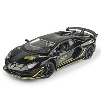 1/24 Scale Lamborghini Aventador SVJ63 Alloy Sports Car Diecast Metal Model Sound & Light Pull Back Childrens Toy Exquisite Decoration juoda