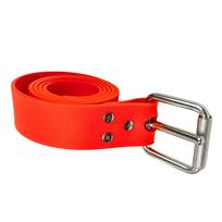 Diving Weight Belt with Buckle Snorkeling Waist Belt Spear Fishing Freediving Silicone Scuba Weight Belt Easy to Use raudona