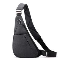 Reflective Men's Crossbody Chest Bag - Casual, Single Shoulder, Commuting Backpack