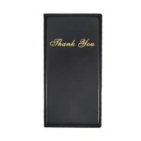 1Pcs Leather Check Folder Guest Check Card Holder Restaurant Check Presenters Guest Bill Server Menu Folder Checkbook Organizer juoda