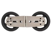 Cable Pulley Wheel 2 Way Pulley Block Stainless Steel Silent Bearing Easy Installation Pulley System Attachment for Aluminum double pulley
