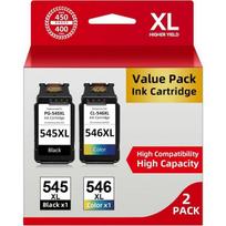 Cartouche d'encre - 1GOLD - Pg-545 Cl-546 Xl - Compatible Canon Pixma - Multipack 2 pièces - Noir et Couleur