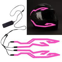 Rechargeable Flashing LED Helmet Light Strip with Multiple Modes Battery Version