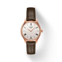 Tissot Leather Strap silver Dial Men's Fashion Watch T063.209.36.038.00 sidabras