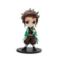 Durable 14cm Anime Demon Slayer blind box Tanjiro Kamado Nezuko cartoon figure PVC model ornament child Christmas Halloween gift