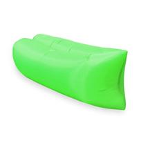 Pripučiama sofa, nešiojamas vandeniui atsparus pripučiamas gultas su patogia pagalvėle, skirtas stovyklavimui, atostogoms, žygiams, baseino ir paplūdimio vakarėliams One Size žalia
