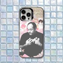 The S-Sopranos Phone Case For iPhone 17,16,15,14,13,12,11,Air,X,XR,Pro,Max,Plus IMD Silver Shell iPhone12PROMAX