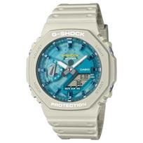 Casio Watch for Men G-Shock GA-2100AS-5A Analog-Digital (Overseas Model) mėlyna