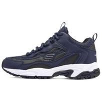 Skechers Stamina Comfortable Versatile Shock Absorbing Durable Low-Top Hiking Shoes Men hiking shoes Black 51918-NVBK 44