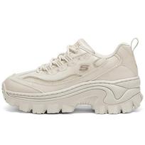 Skechers Hi-Ryze Honey Cake Shoes Trendy Punk Style Comfortable Low-Top Dad Shoes Women sneaker Off-White 177223-OFWT 36