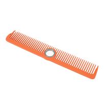 Professional Barber Comb with Fidget Spinner Center Anti Static Heat Resist Rotatable Cutting Comb Orange oranžinė