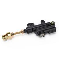 Rear Foot Brake Hydraulic Master Cylinder Pump Silver for Motorbike ATV Dirt Bike