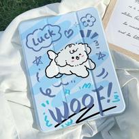Pencil Slot Funda Case for Samsung Tab S10 S9 12.4 Inch Cover Funda for Tab S10 FE Plus 13.1 S7 S8 S9 11 Plus Inch Cute Puppy A8 10.5 inch