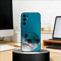 Sleepy Sea Lion Phone Case For Samsung S25,S24,S21,S22,S23,S30,Ultra,S20,Plus,Fe,Lite,Note,10,Black Cover Samsung S26