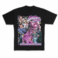 JoJo's Bizarre Adventure Anime Graphic T-shirt Men's Women's Casual Cotton Streetwear Short Sleeve O-neck Tee S įvairiaspalvis