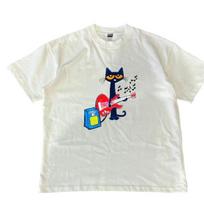 Pete the Cat groja gitara marškinėliai, Kūdikio T-shirt grafinis T-shirt Streetwear vakarėlio S įvairiaspalvis