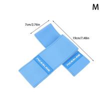 1Pair Roller Skating Shoes Wear Resistant Cover Flat Flower Shoes Ice Knife Shoes Protective Cover Carbon Fiber Shoe Covers M mėlyna