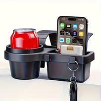 Car Window/door Side Tray Multifunctional Cup Holder, Phone Stand, Water Bottle Holder,Removable Car Storage Tray,Easy to Install for Most Car Models juoda