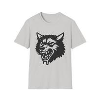 Unisex Softstyle Savage Wolf T-Shirt Mens Womens Tees Top – Gothic Horror and Metalcore Rage S