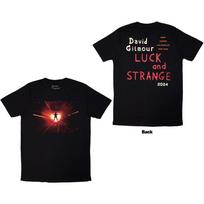 David Gilmour Luck  Strange Stage Shot T-Shirt Black New S