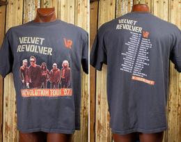 Vintage Velvet Revolver Re-Evolution Concert T Shirt 2007 S
