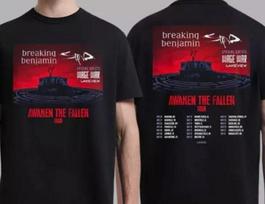 Breaking Benjamin Awaken The Fallen Tour 2026 Schedule Tour Date List T-Shirt XL
