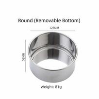Creative DIY Baking Pan Mold Rectangular/Round Stainless Steel Bread Baking Pan Non-stick Baking Mould Baking Tool