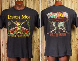 Vintage Style Lynch Mob Mad At The World Tour Concert T Shirt 1990 XXL