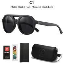KDEAM Vintage Round Sunglasses Men Unisex Size Steampunk Glasses Women Party Shades Including Skull Case
