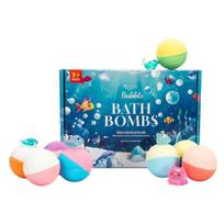 12-Pack Kids Bath Bombs Gift Set with Surprise Toys, 50g Natural Sea Salt Bath Fizzers for Children 1PCS
