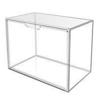 Blind Box Storage Display Transparent Dust Proof Doll Toy Display Case Figure Organizer Cabinet 40cm Cotton Doll Shelf skaidri