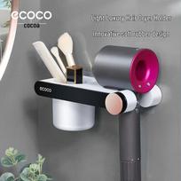 ecoco No-Drill Wall-Mounted Hair Dryer Holder