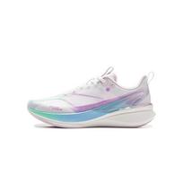 Li Ning YOUNG Red Hare 8 PRO Slip Resistant Abrasion Resistant Low top Kids' Running Shoes White Purple YKFV128-2 39