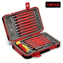 Insulated Screwdriver Set 29 In 1 Precision Double Head Screwdriver Cr-v Magnetic Bits Repair Tool For Electrical Car Furniture