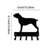 1pc Cane Corso Dog Key Rack & Leash Hanger - 9 inch Wide Metal Wall Art Hooks, Key Holder, key Hanger, Towel Rack, Coat Rack juoda